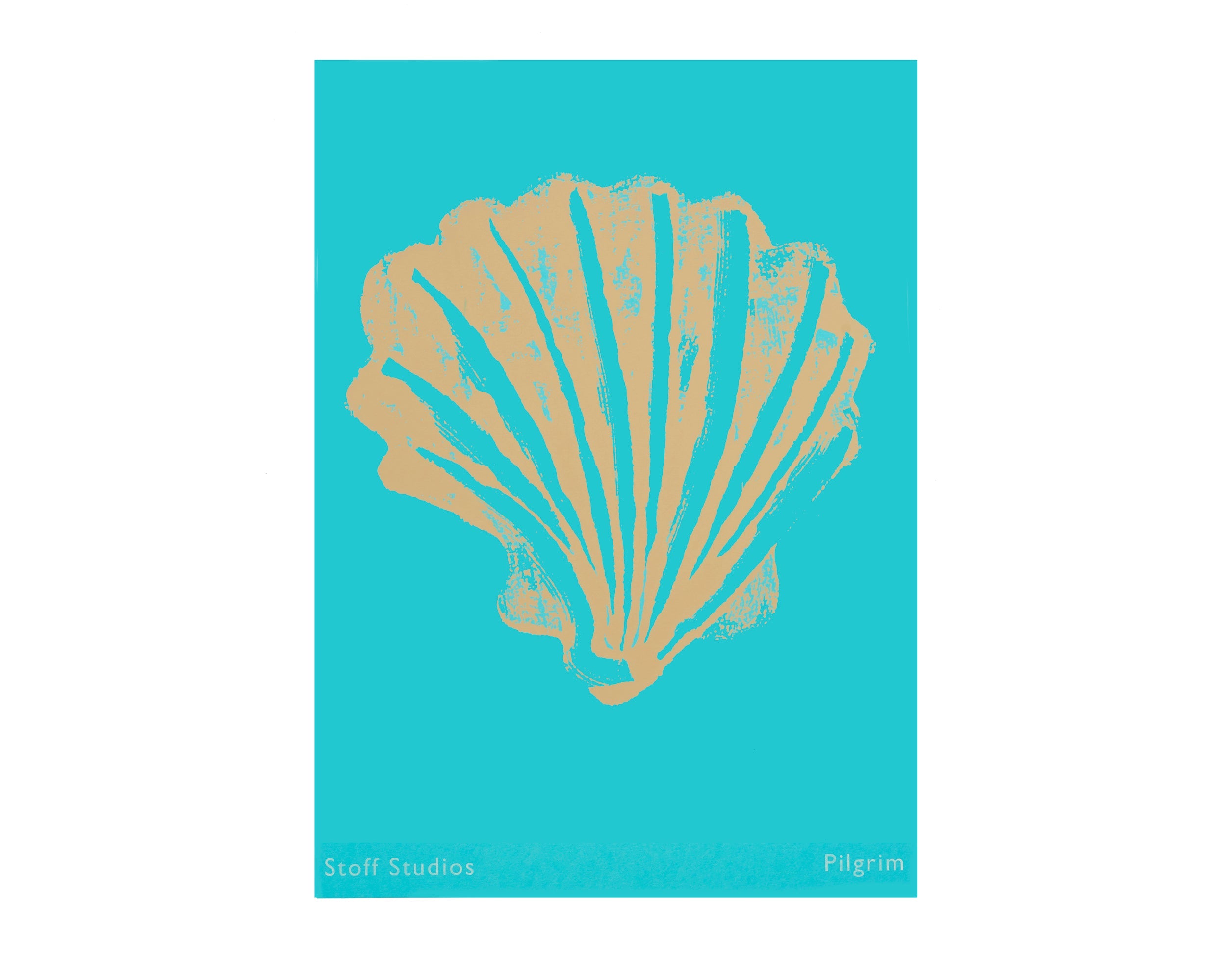 Pilgrim Poster Pair B | Turquoise
