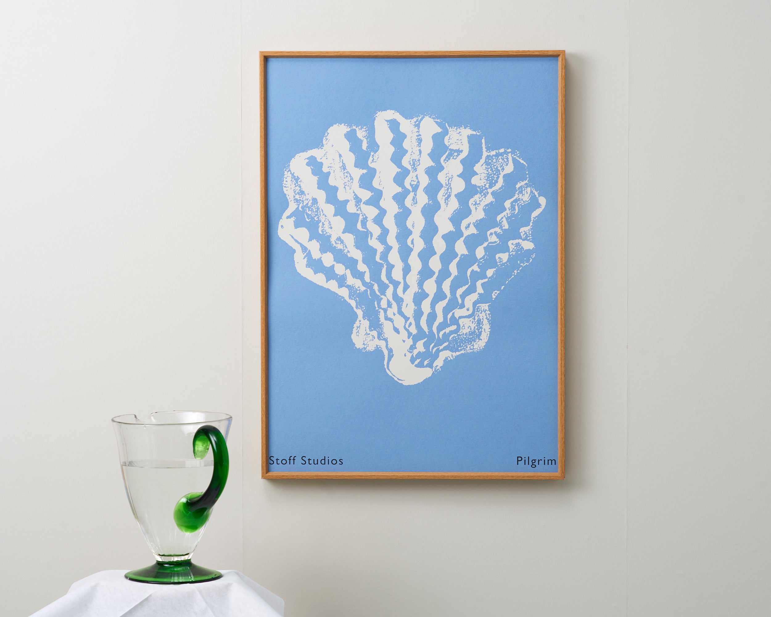Pilgrim Poster Pair C | Sea Blue