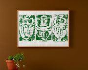 Taverna Print | Pea Green