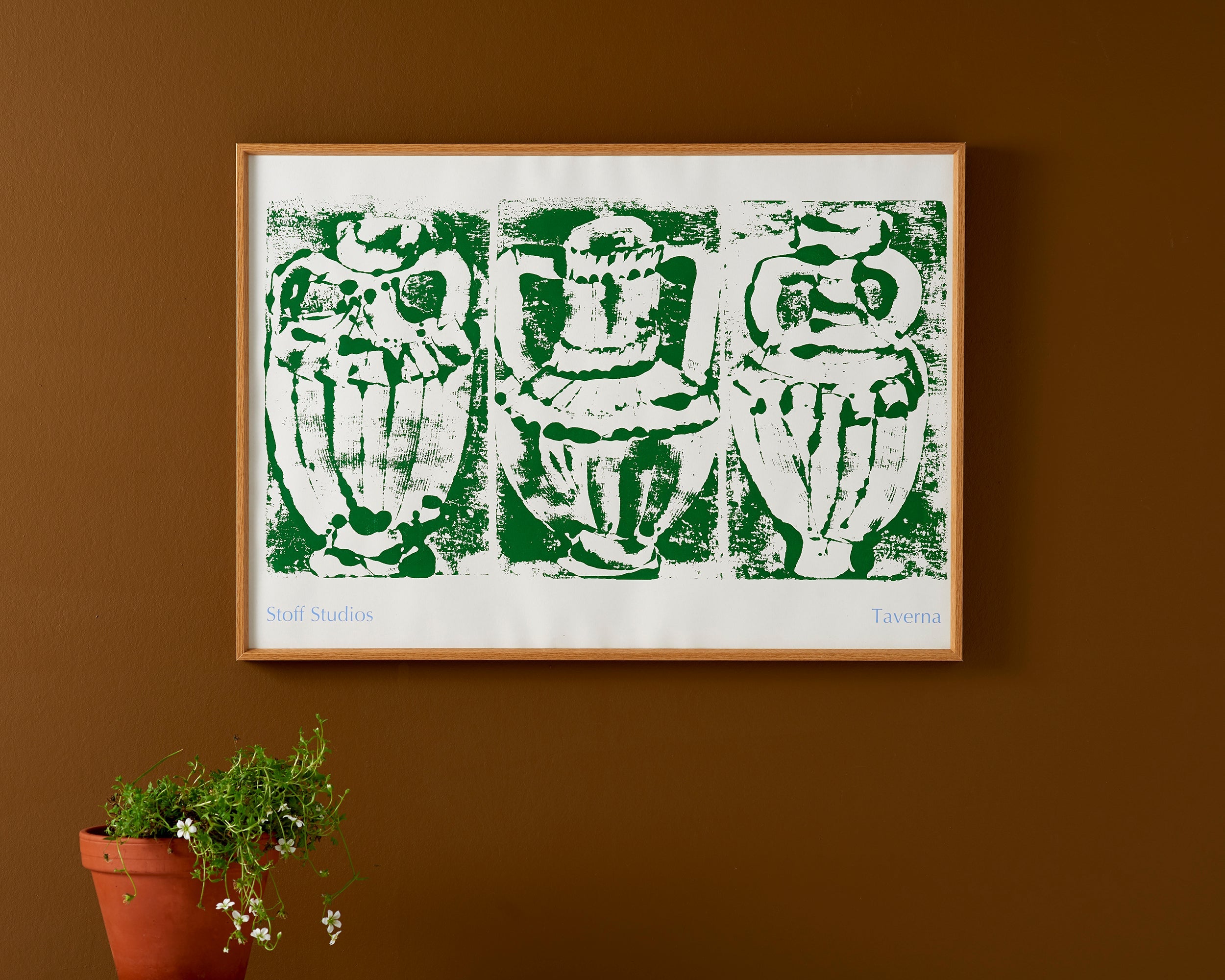 Taverna Print | Pea Green
