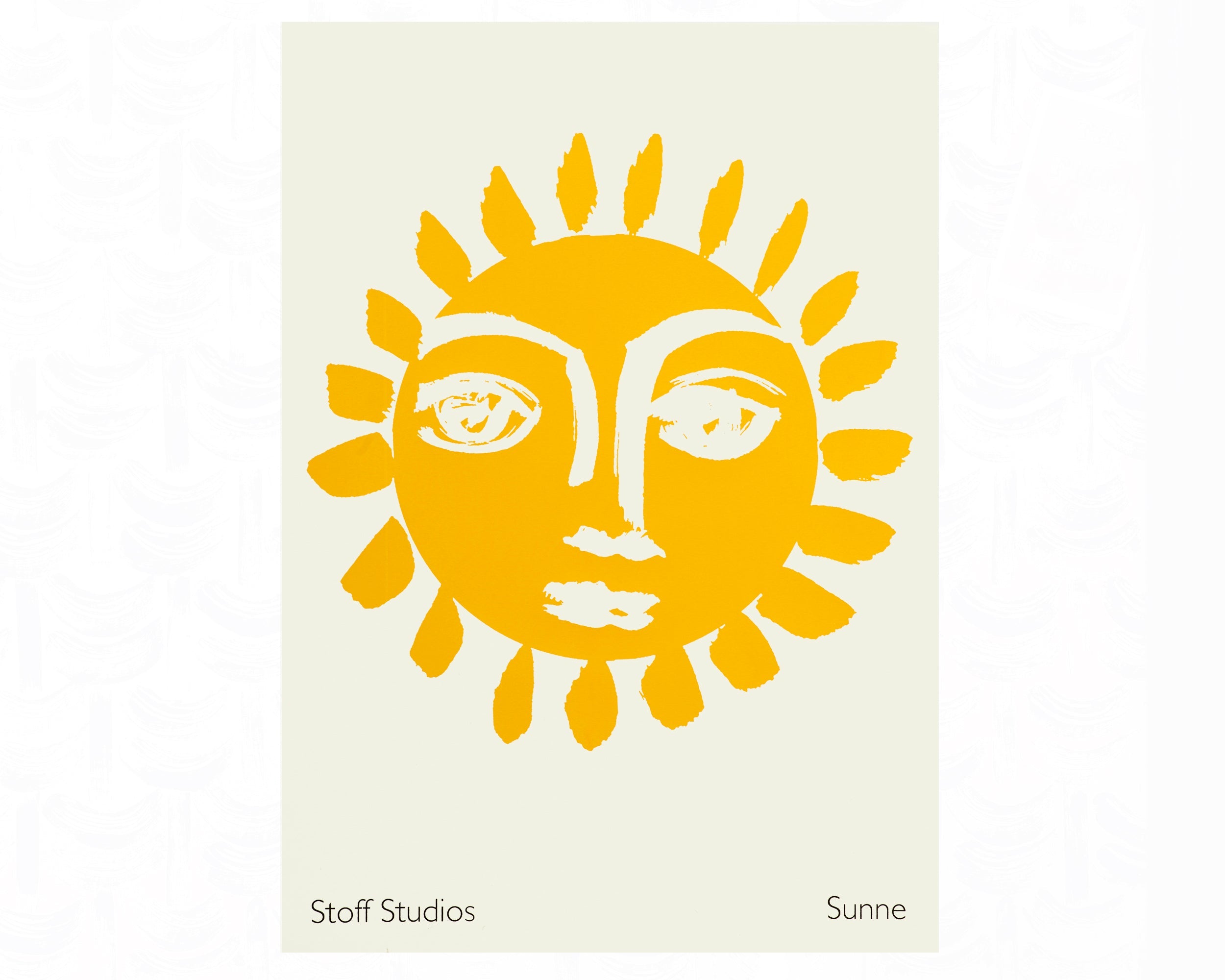 Sunne Print | Lemon Cream