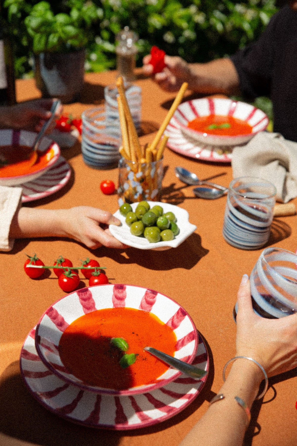 Wave Pasta Bowl - Grenadine