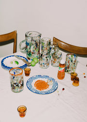 Terrazzo Jug and 4 Tumblers Set