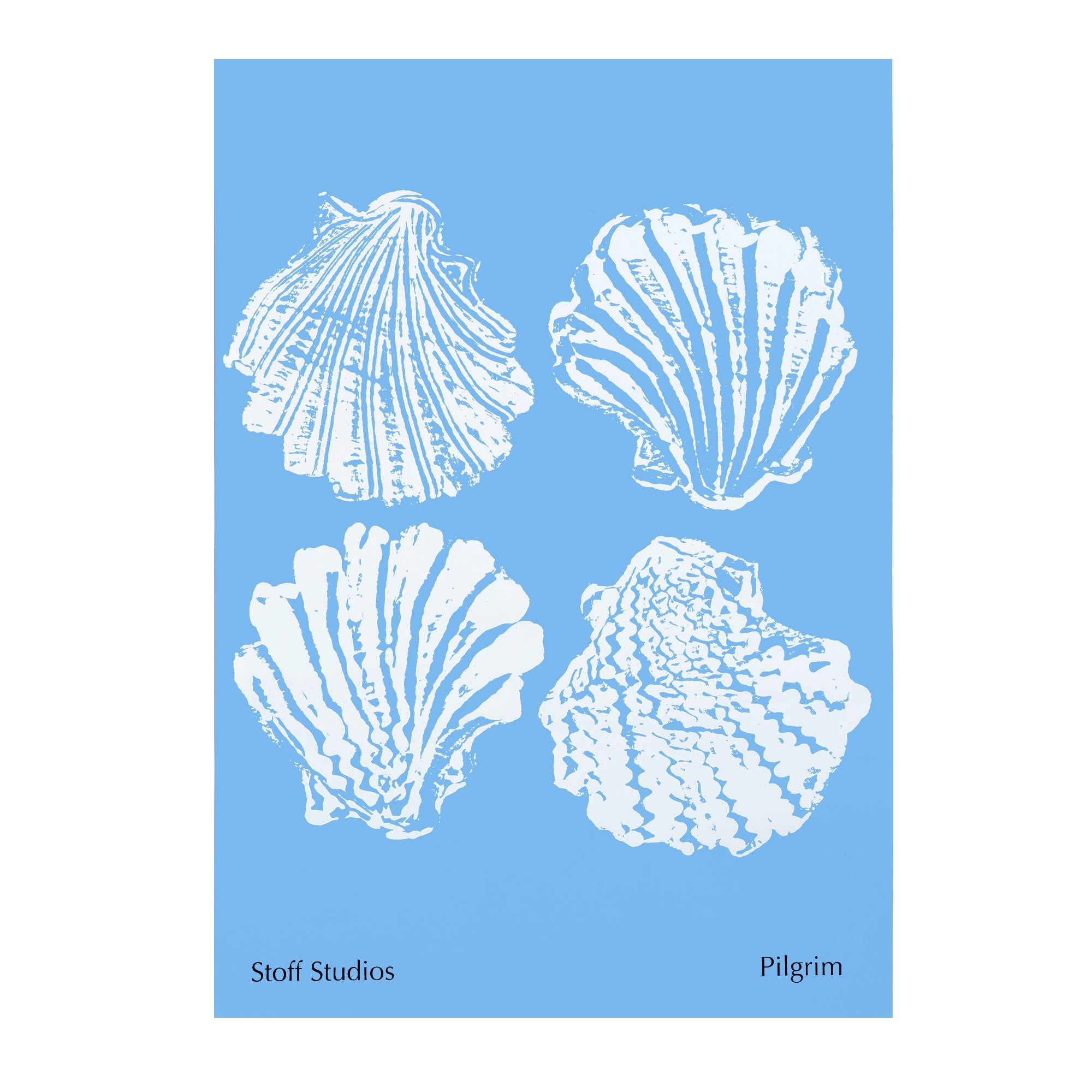 Pilgrim Print | Sea Blue