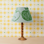 A is for Apple Lampshade Aquamarine – Picnic Daisy Wallpaper
