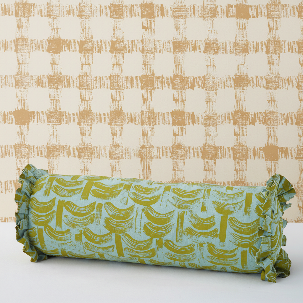Basket Mini Bolster Sea Green – Picnic Sugar Bag Wallpaper