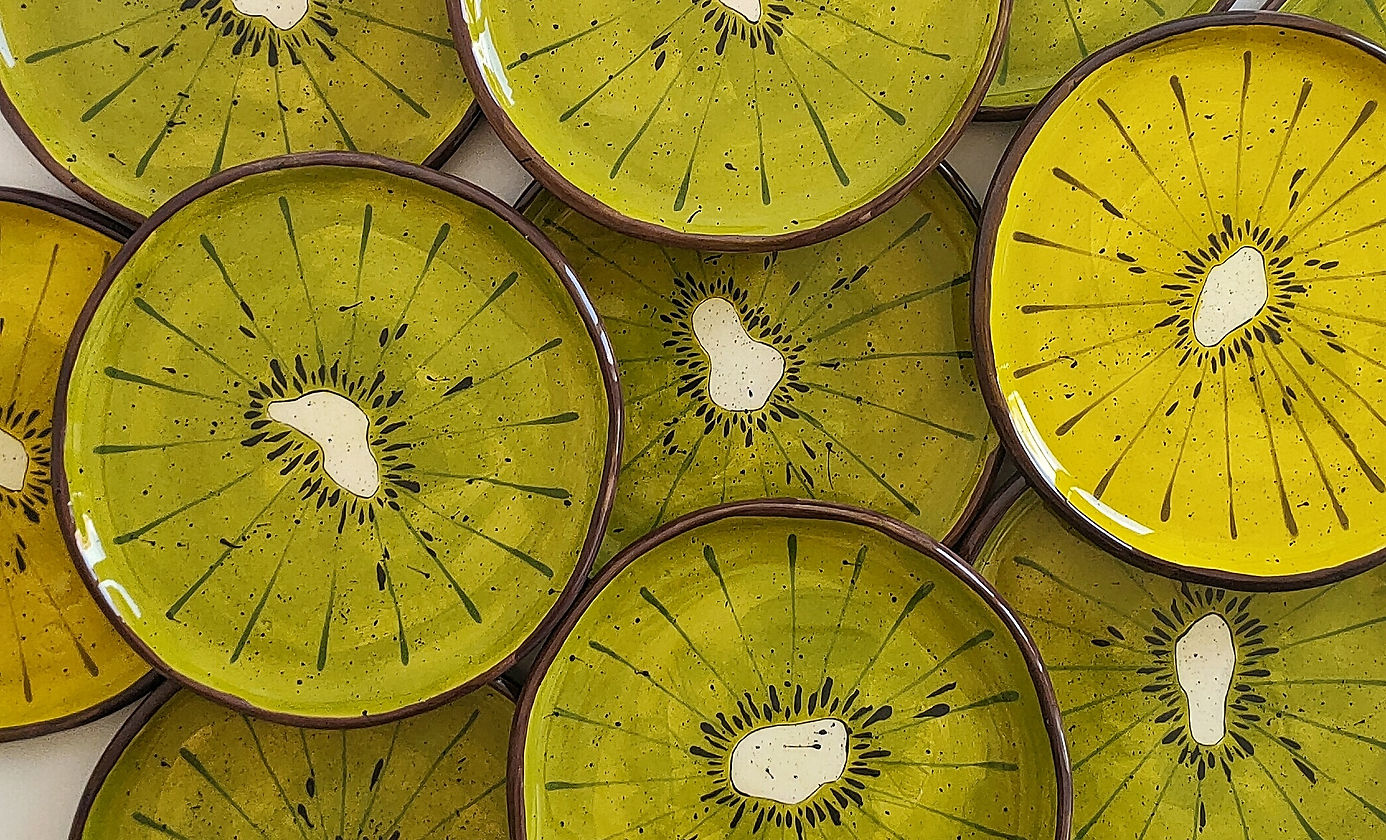 Kiwi plate 20 cm