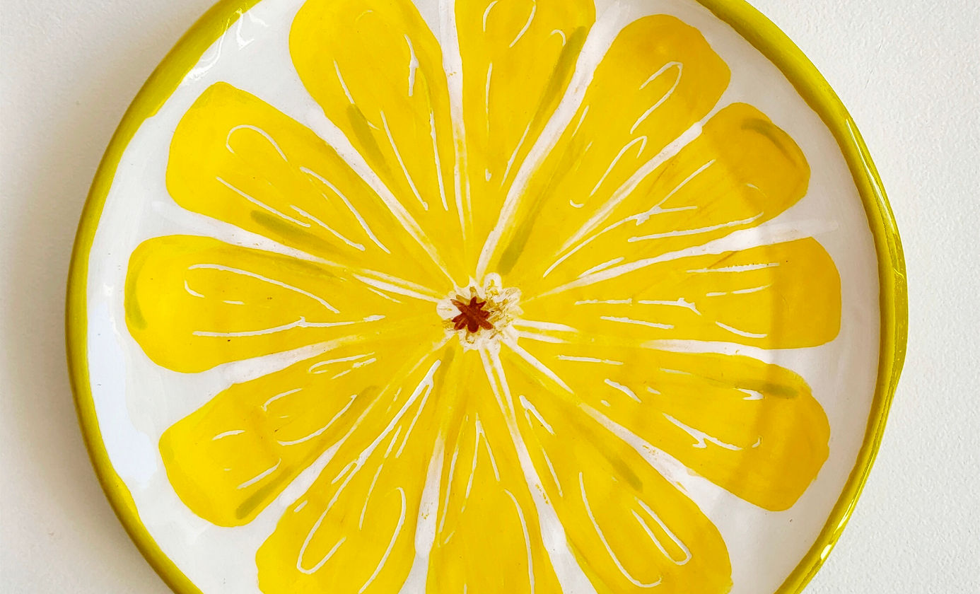 Lemon plate 20 cm