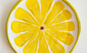 Lemon plate 20 cm