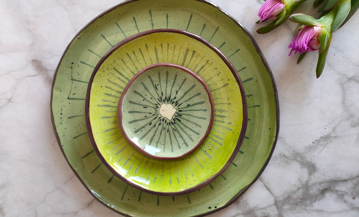 Big kiwi platter 28 cm