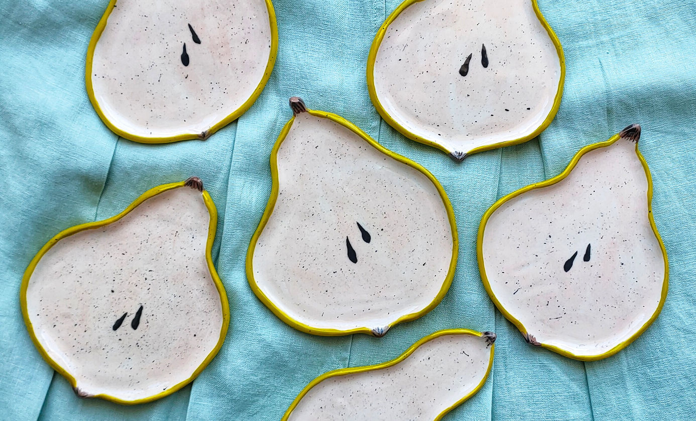 Pear plate
