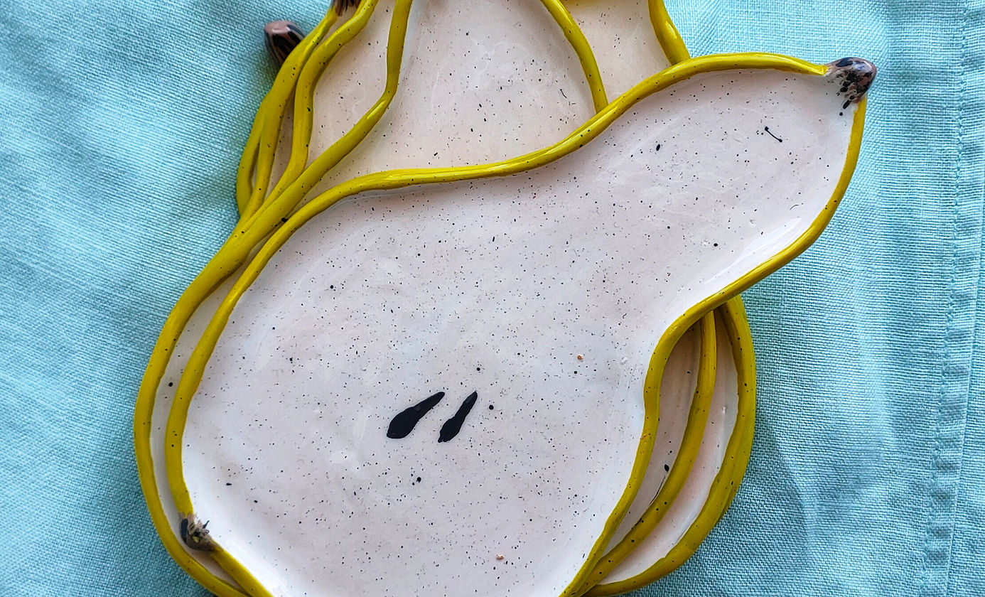 Pear plate