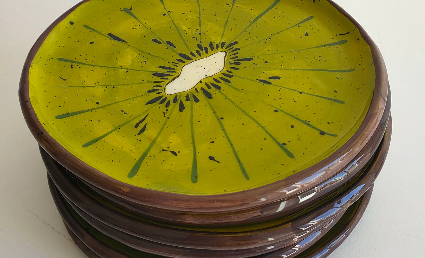 Kiwi plate 20 cm
