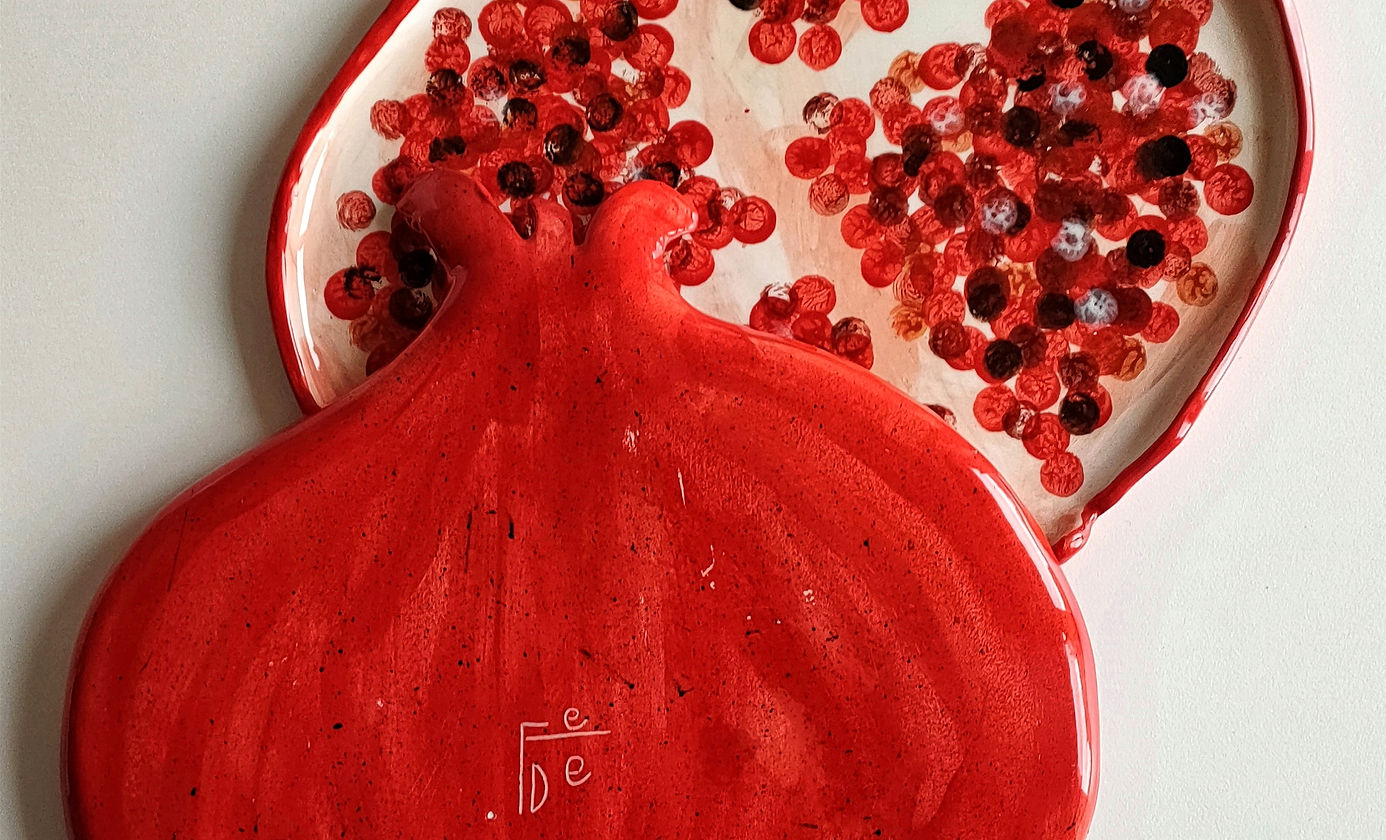 Pomegranate platter 30 cm