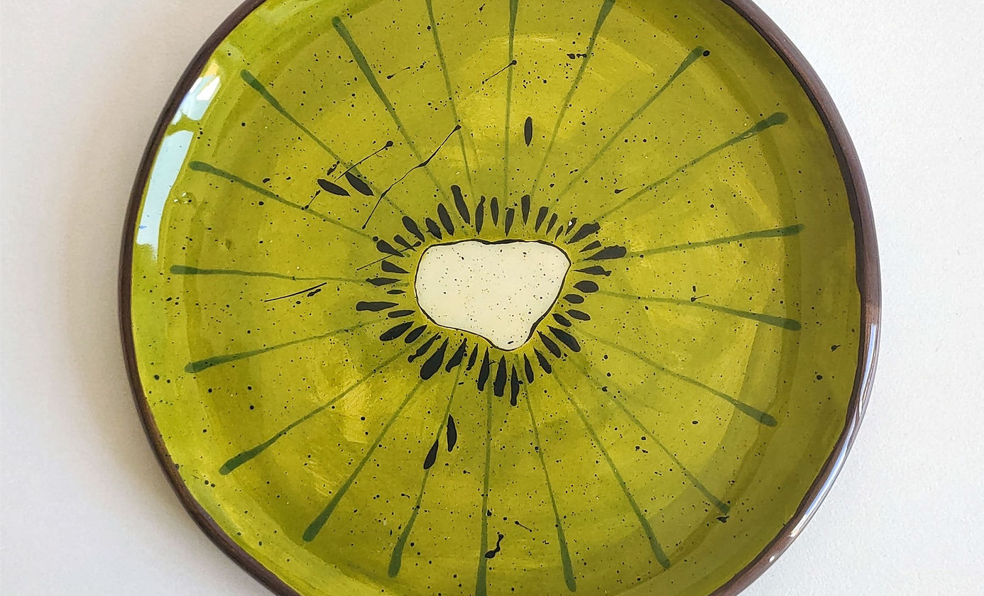 Kiwi plate 20 cm
