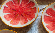 Pink grapefruit plate 20 cm