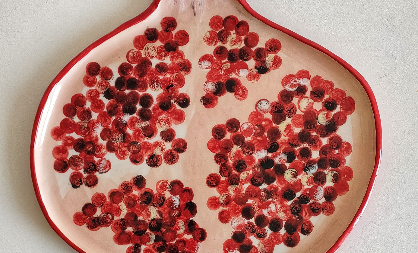 Pomegranate platter 30 cm