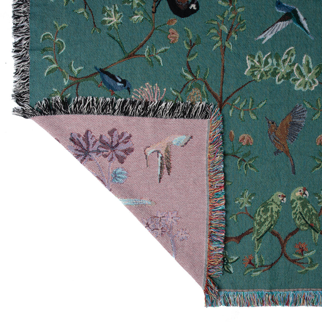 Forest Flight Woven Blanket