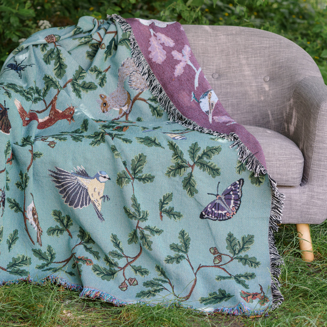 Wild Oak Summer Woven Blanket