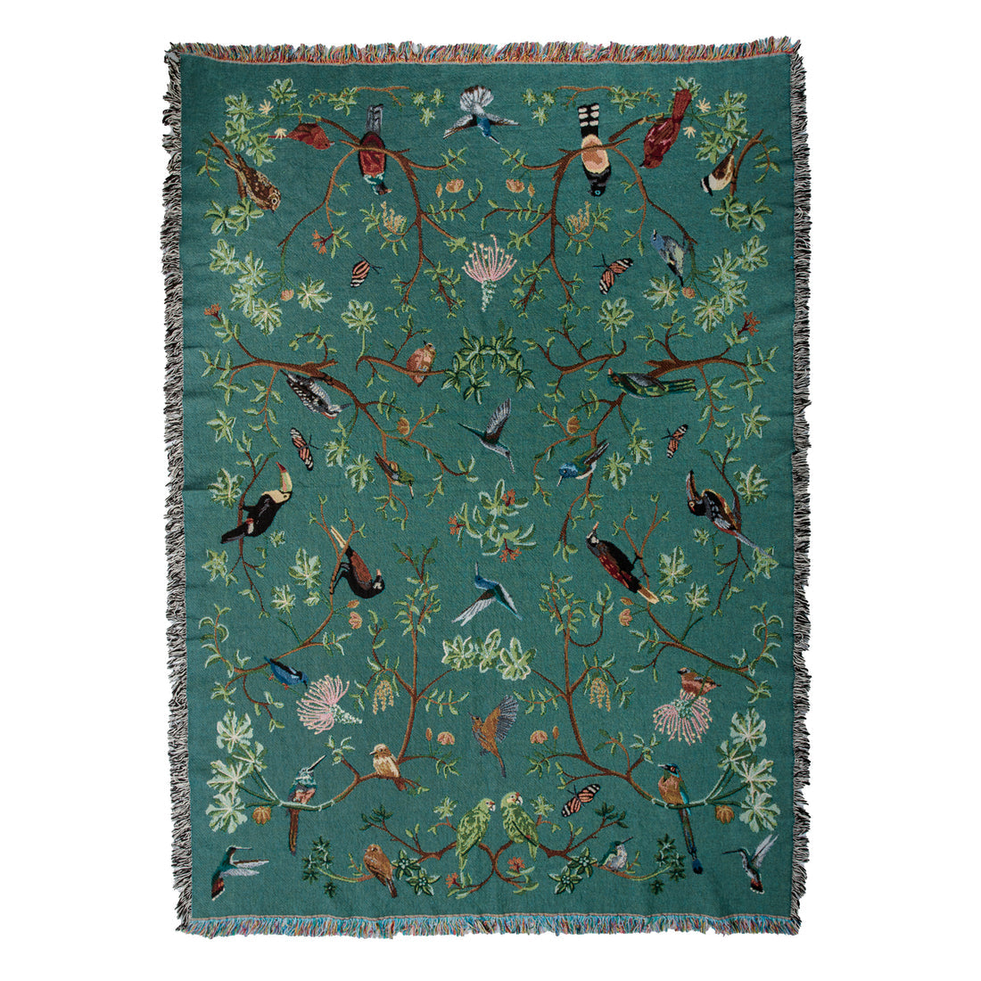 Forest Flight Woven Blanket