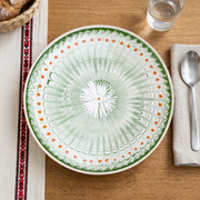Dana Large Serving Plate in a Romanian-inspired dining-table setting