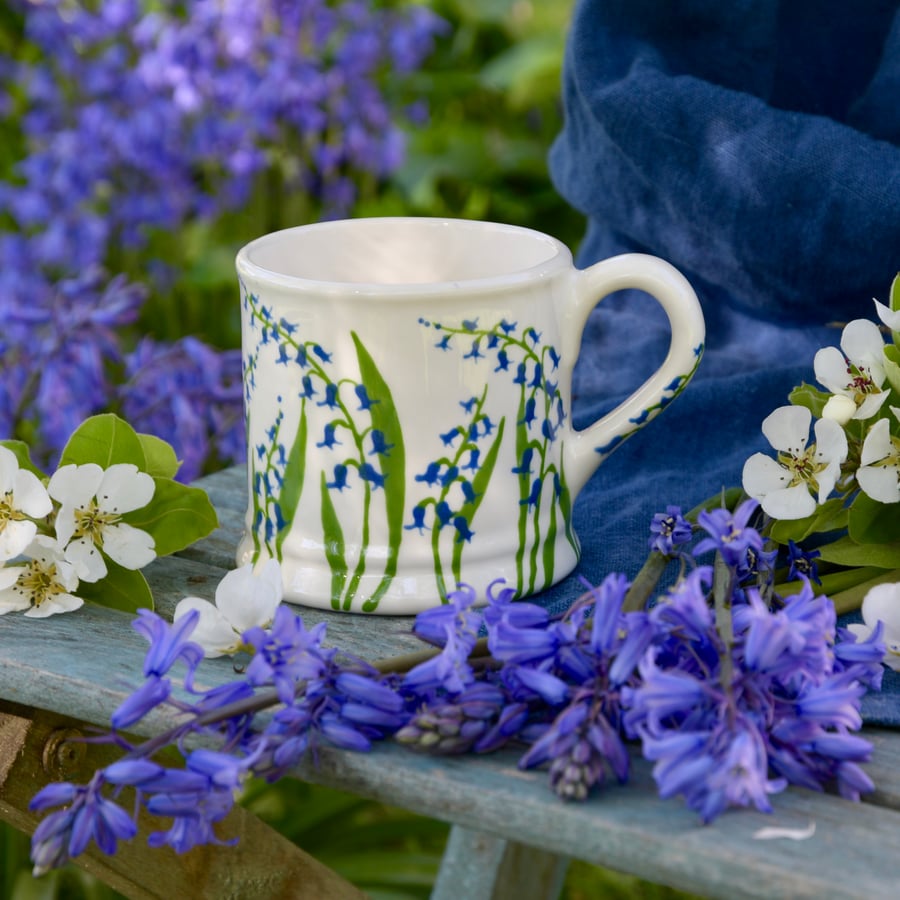 Bluebell Country Mug - Hand Painted