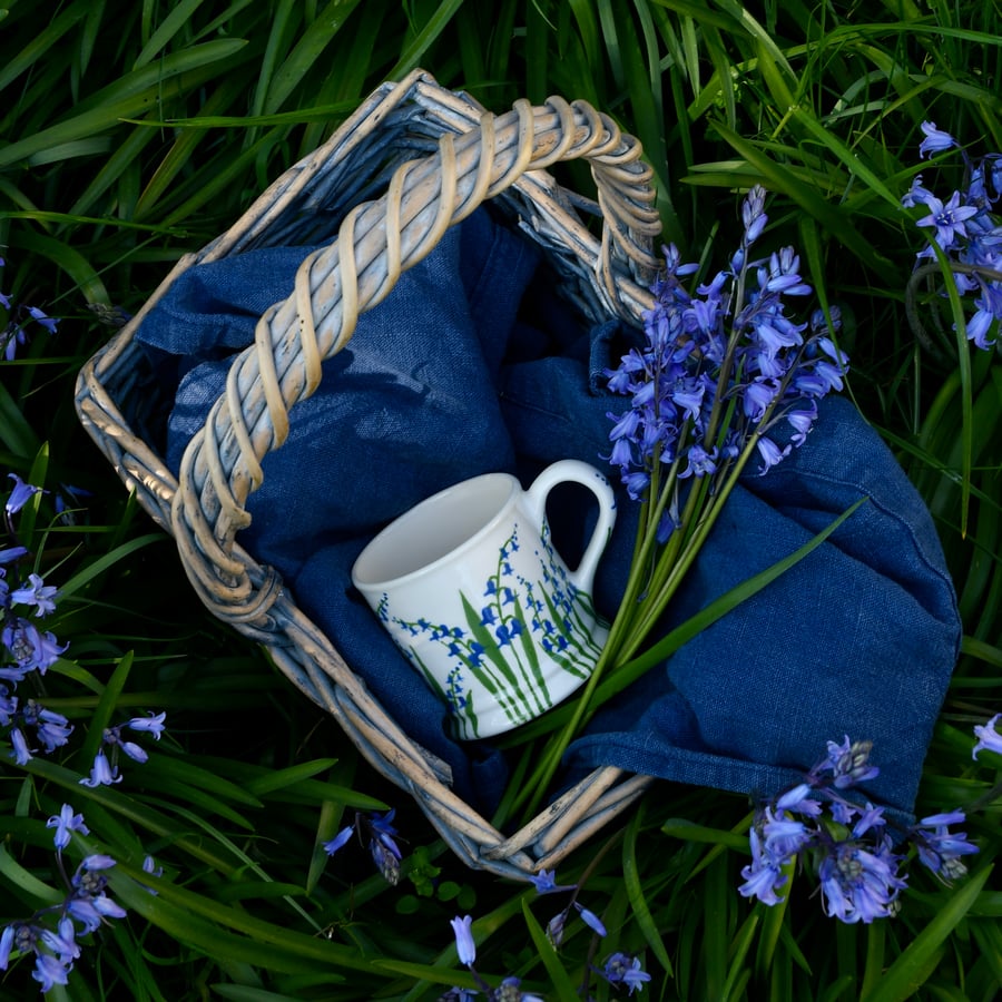 Bluebell Country Mug - Hand Painted