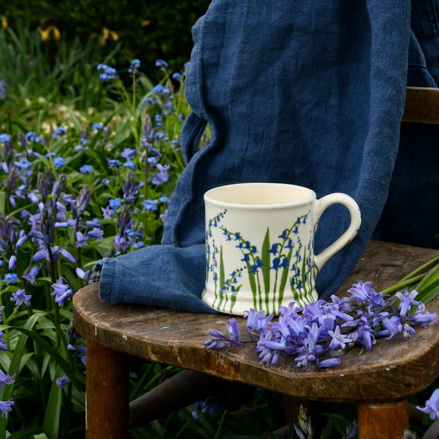 Bluebell Country Mug - Hand Painted