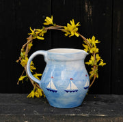 Boats Rustic Pint Jug -Perfectly Imperfect