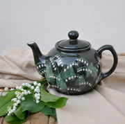 Lily of the Valley Teapot - Hand Painted