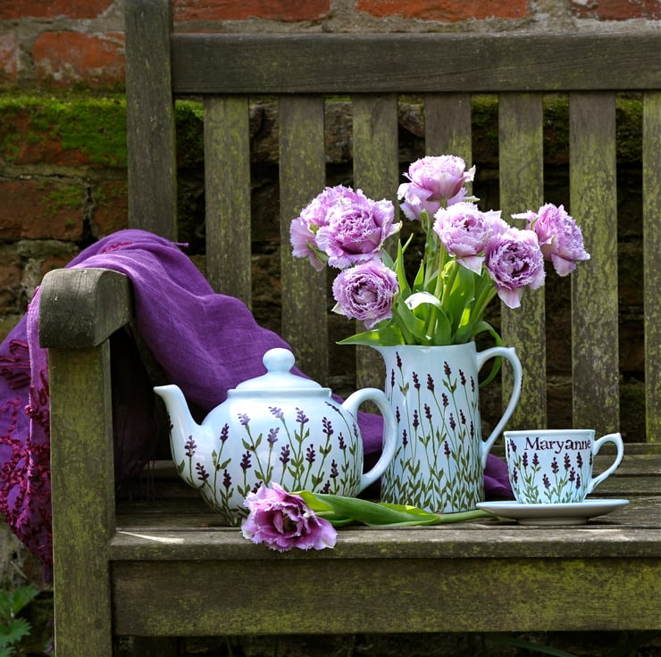 Lavender Teapot
