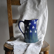 Snowdrop Farmhouse Jug - Hand Painted
