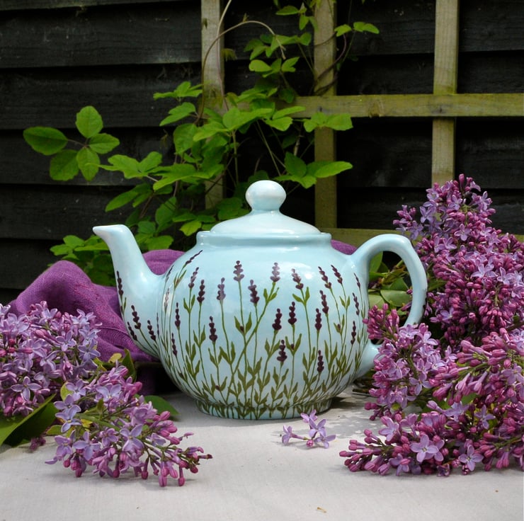 Lavender Teapot