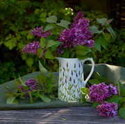 Lavender Farmhouse Jug - Hand Painted