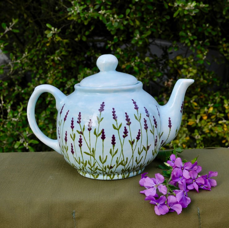 Lavender Teapot