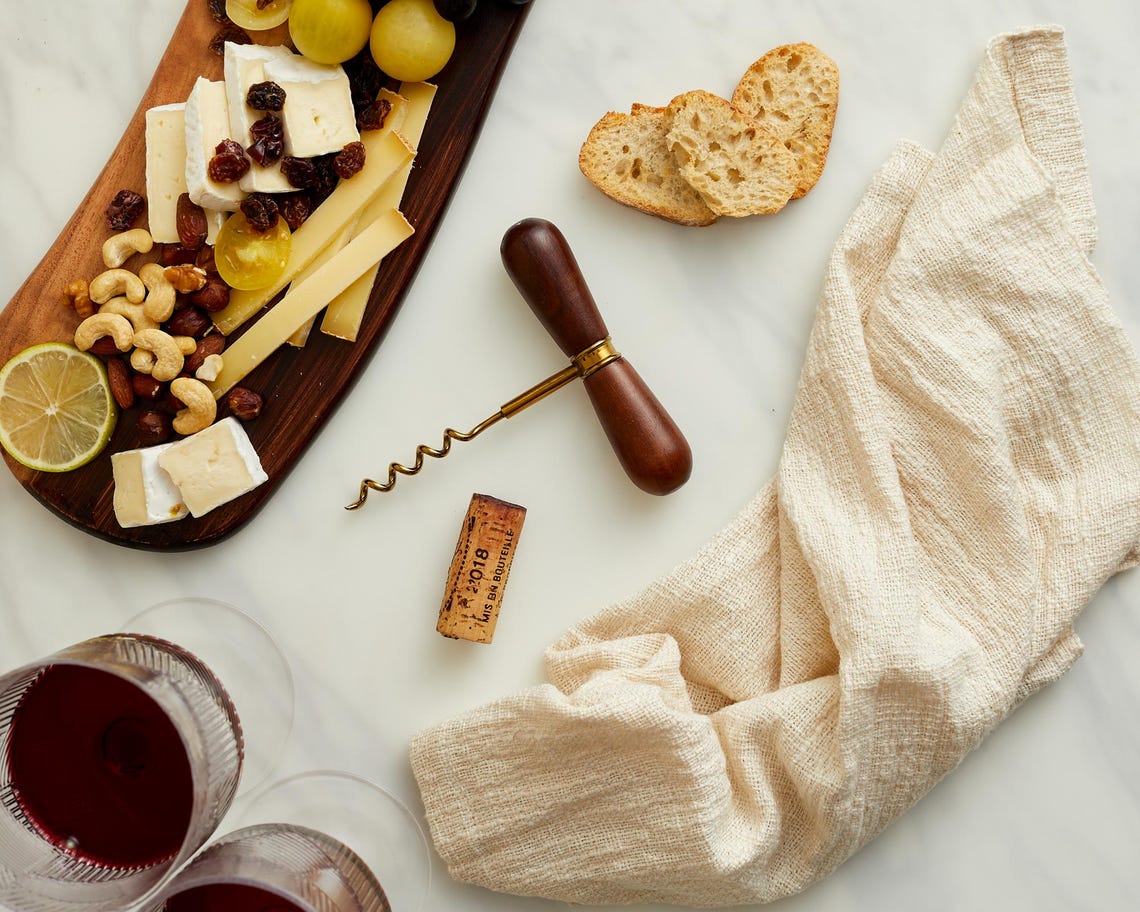 Nea Wood Serving Board with Handle
