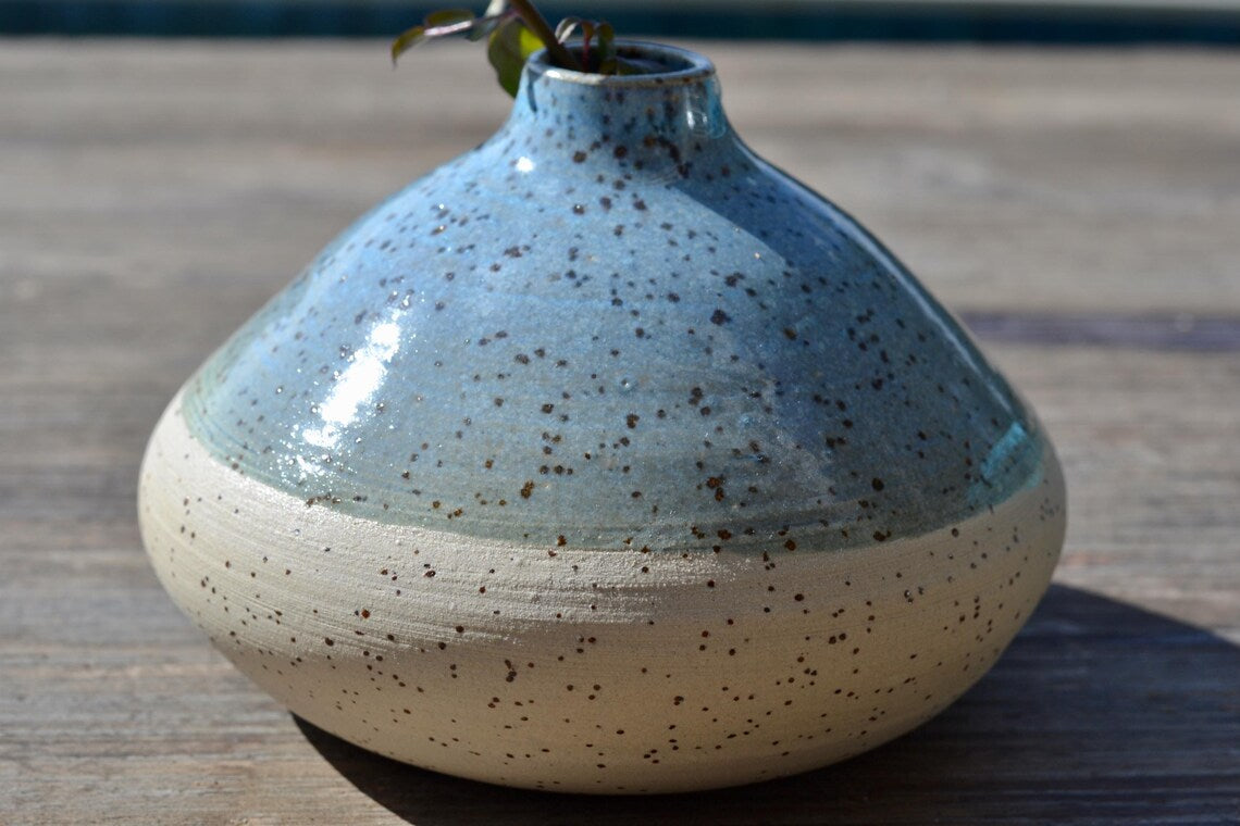 Speckled Clay Ikebana Vases | Japanese Vase