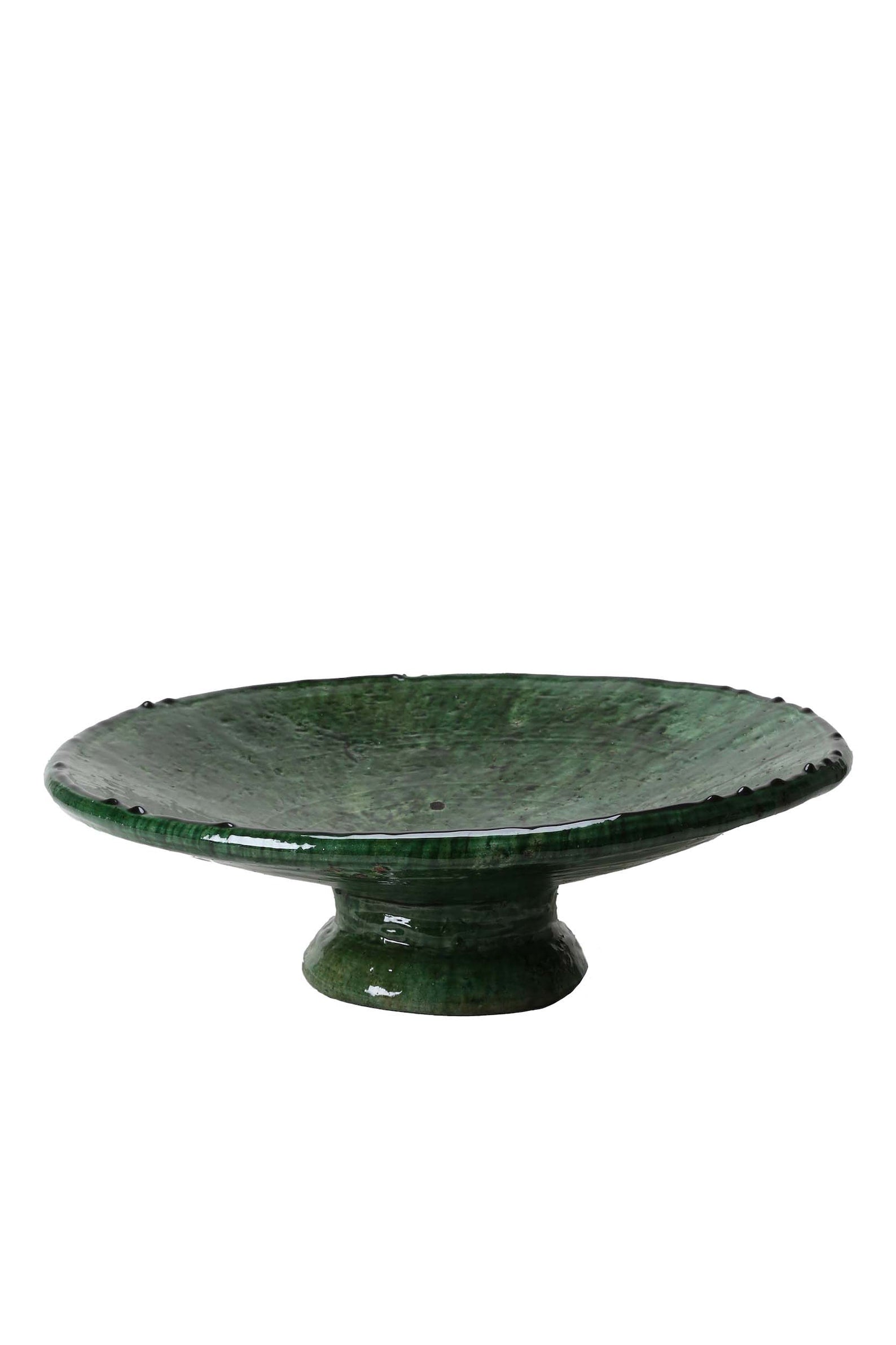 Morrocan Vintage Tamegroute Green Large Platter