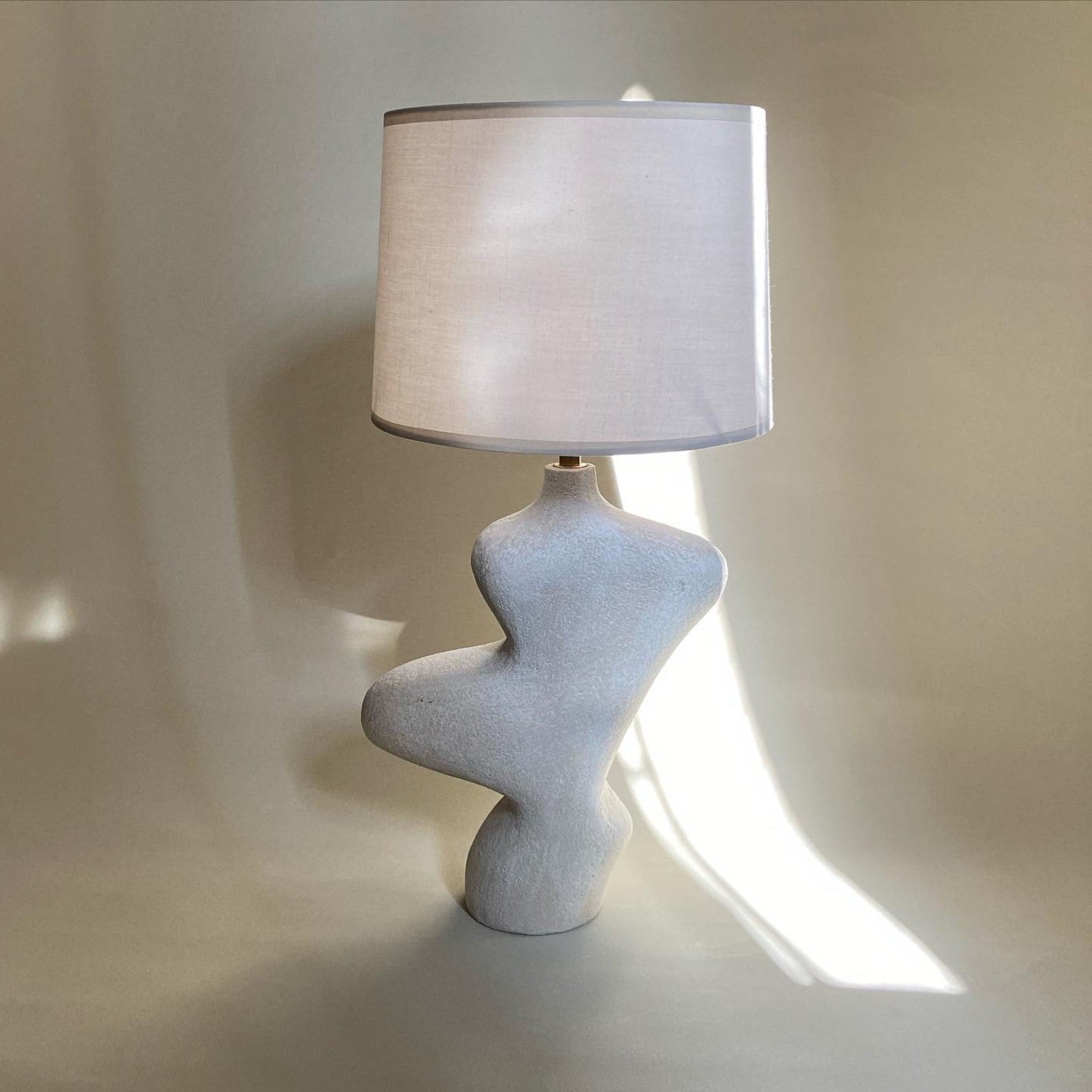 White Ceramic Table Lamp