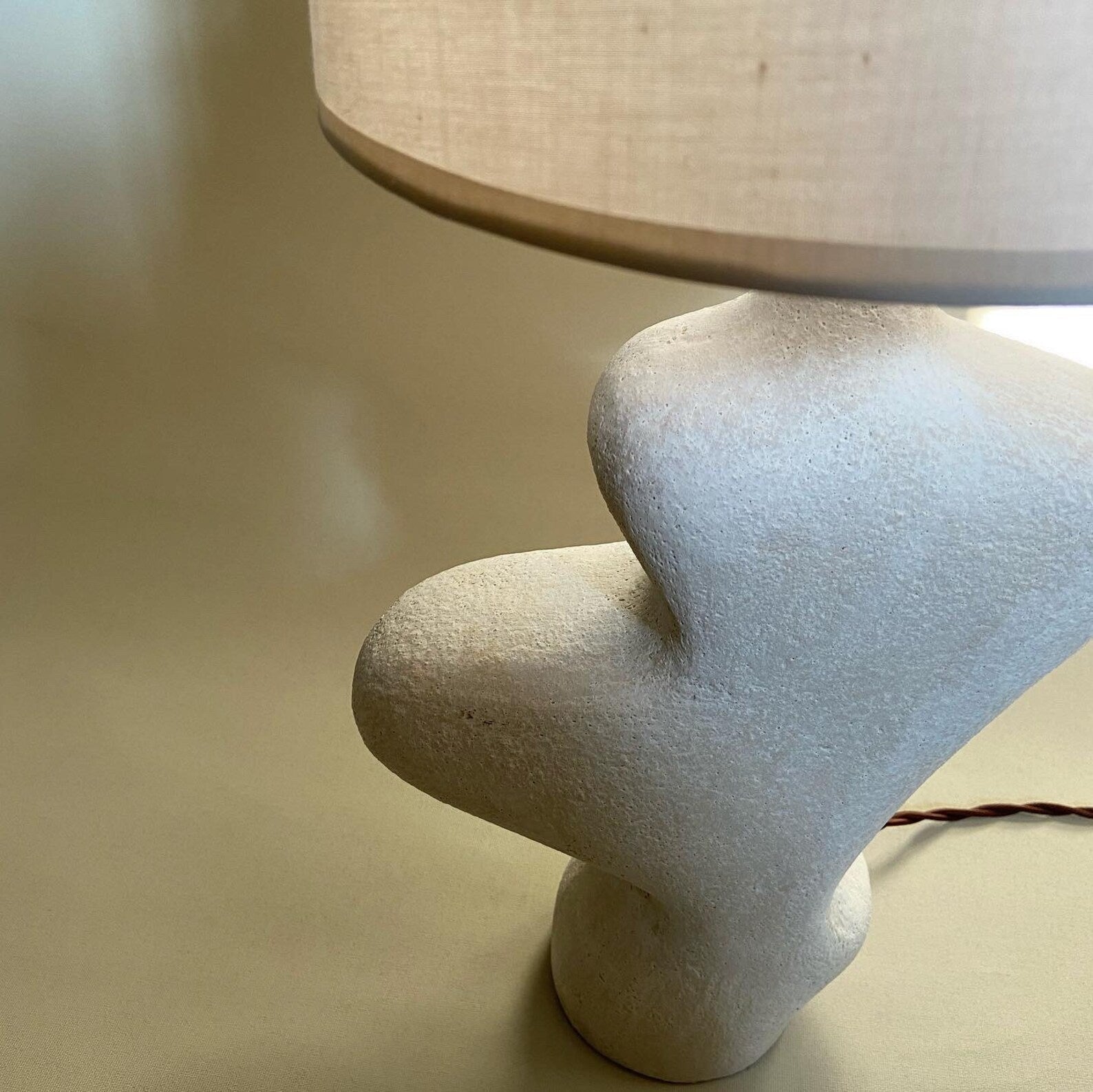 White Ceramic Table Lamp