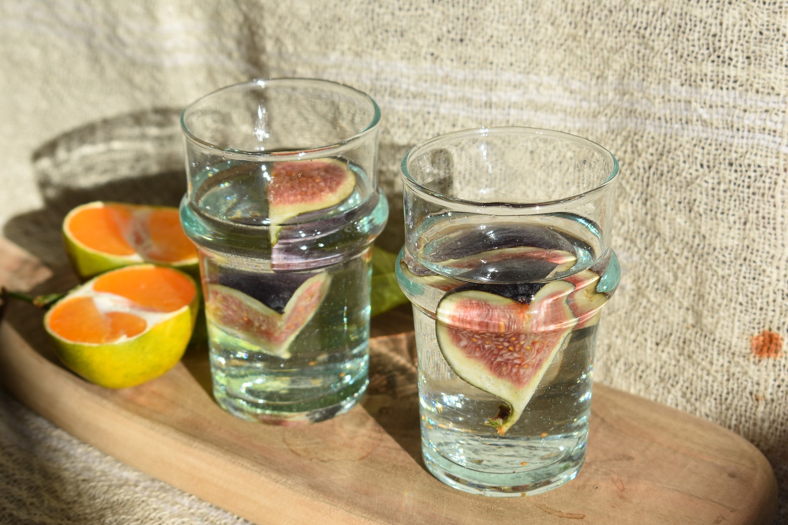 Recycled Moroccan Clear tequila Shot/Espresso Glass - Medium Set Of 6