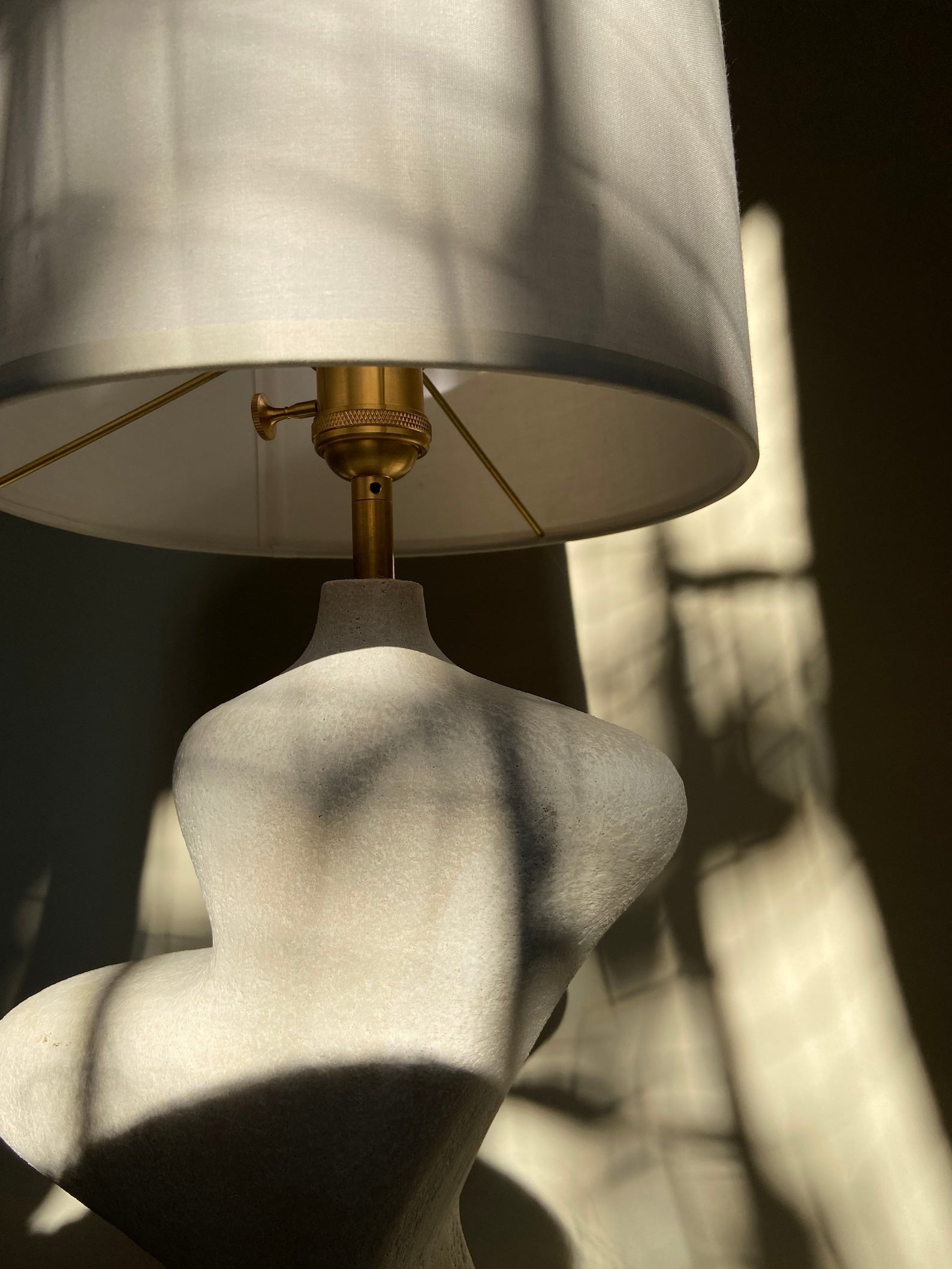 White Ceramic Table Lamp