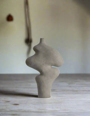 Grey Ceramic Sculptural Vase