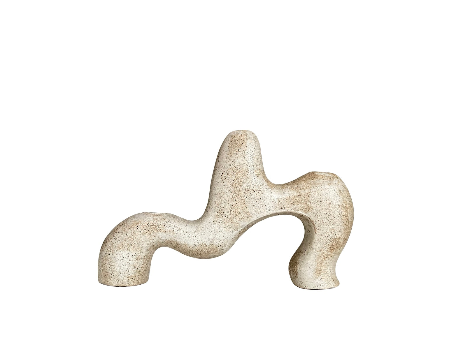 Ceramic Candle Holder | White Ceramic Candlestick