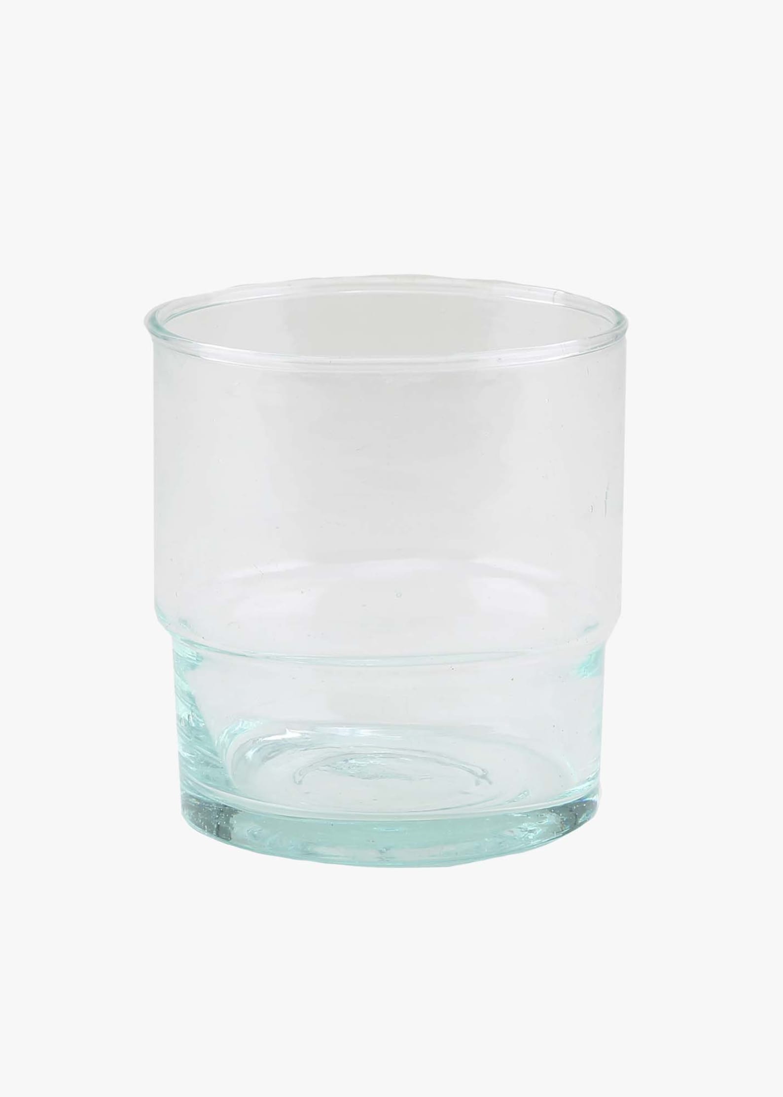 Recycled Moroccan Stackable Half Pint/Pint Glass  - Tumbler set of 6