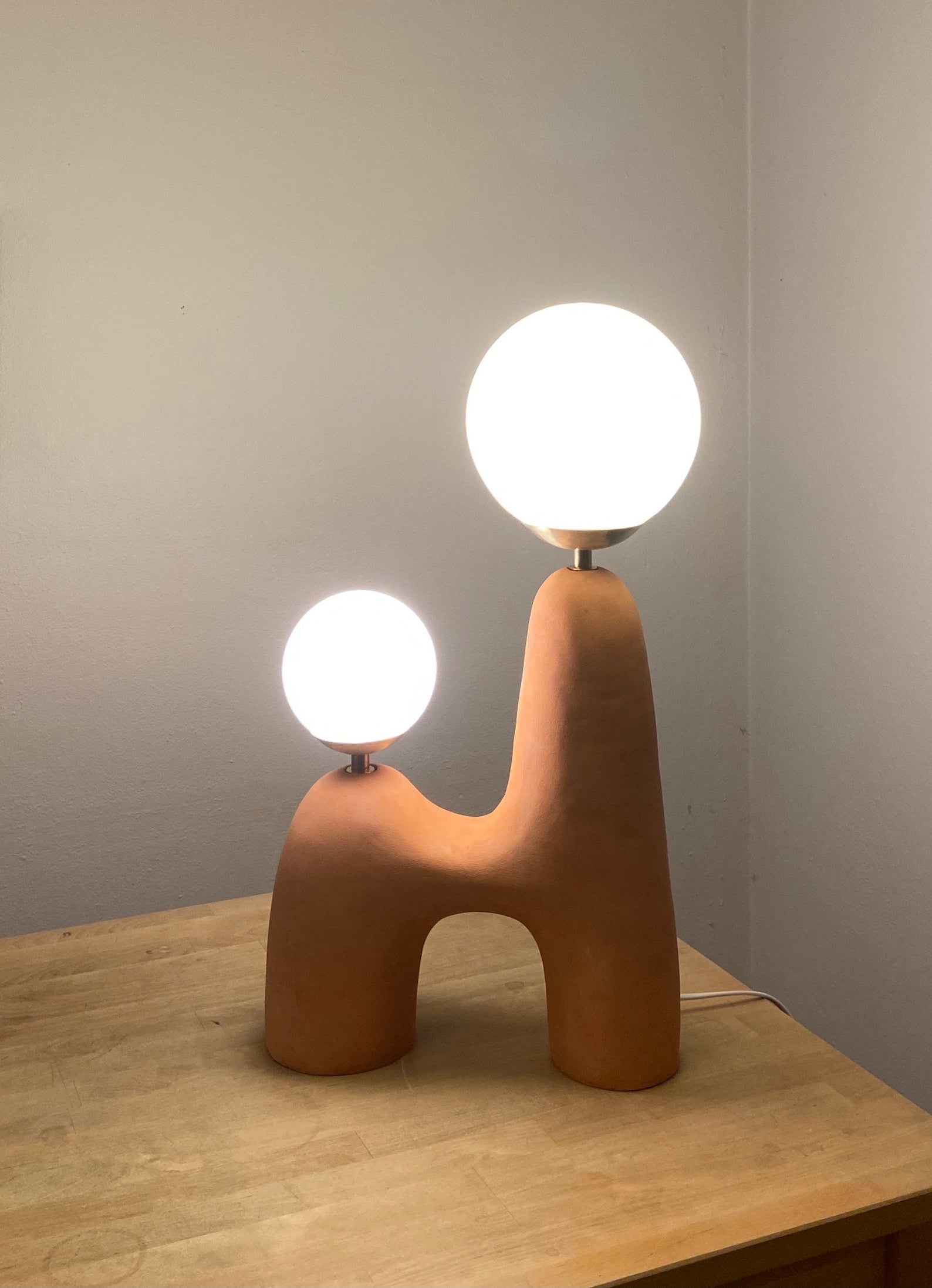 Sculptural Ceramic Lamp