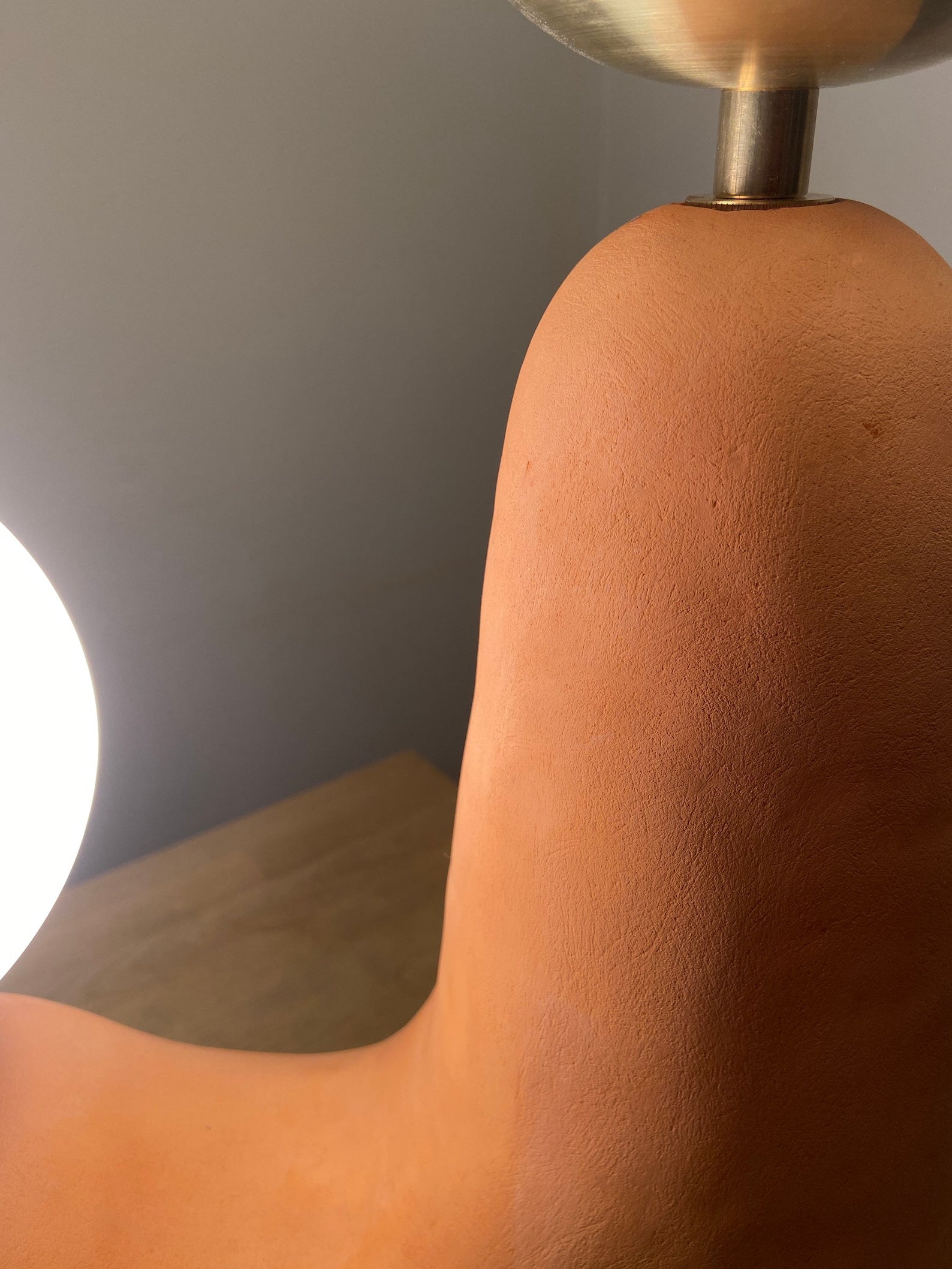 Sculptural Ceramic Lamp