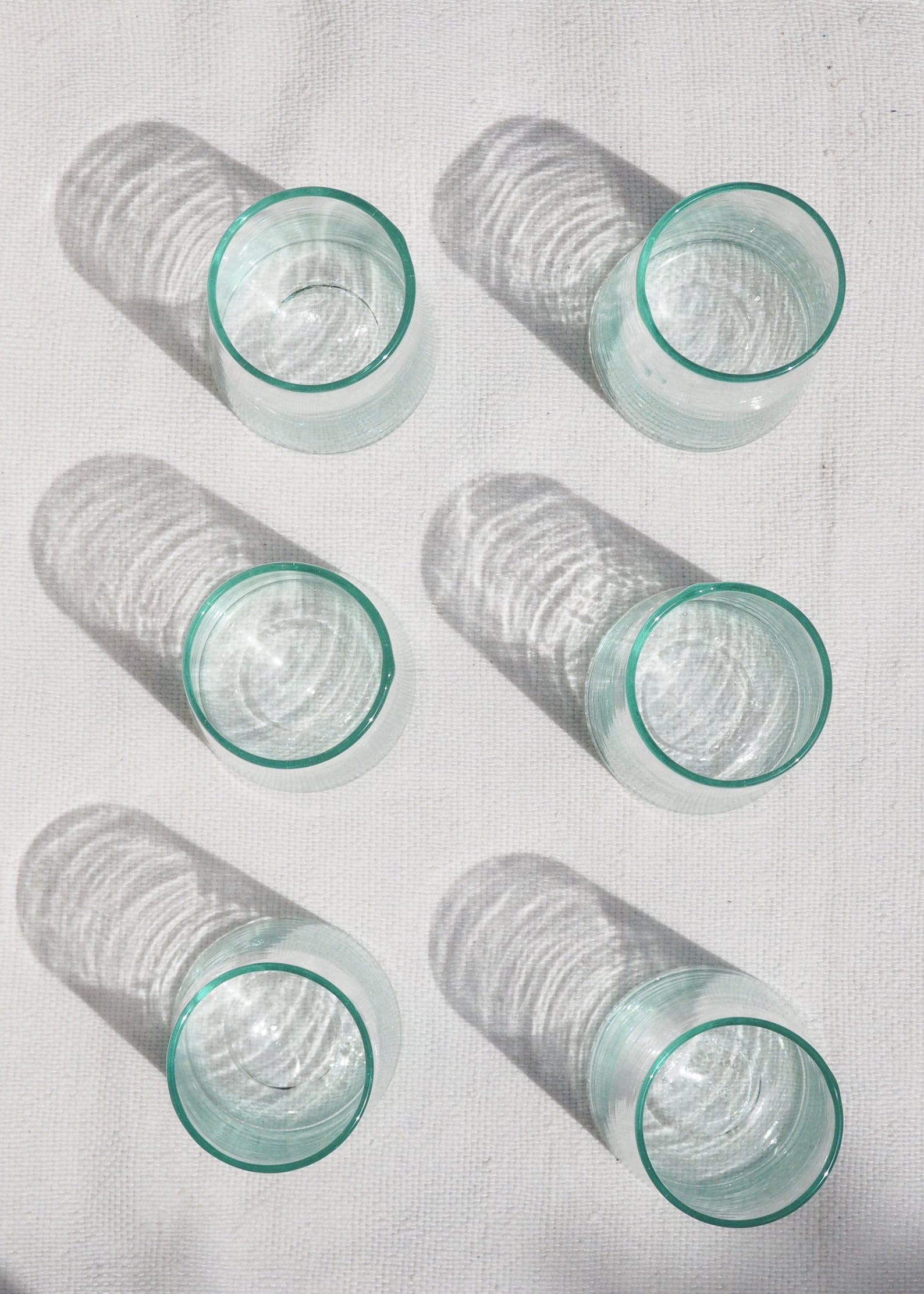 Recycled Moroccan Clear Highball Glass