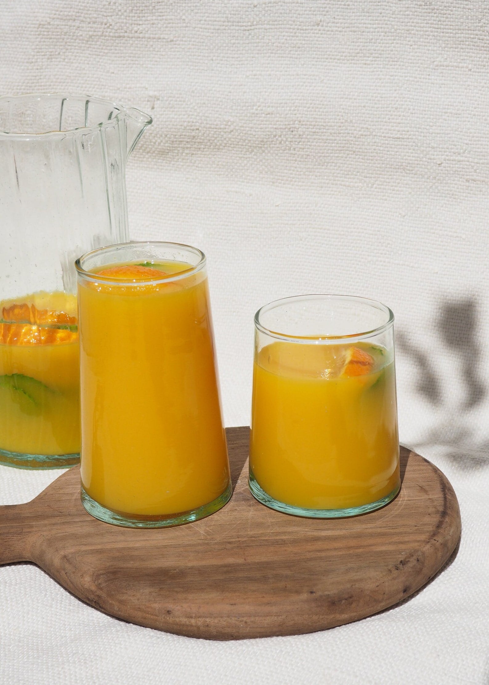 Recycled Moroccan Clear Highball Glass