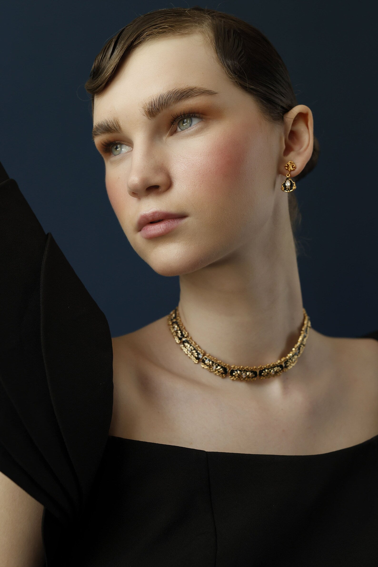 Statement Baroque Choker-  Elegant Necklace